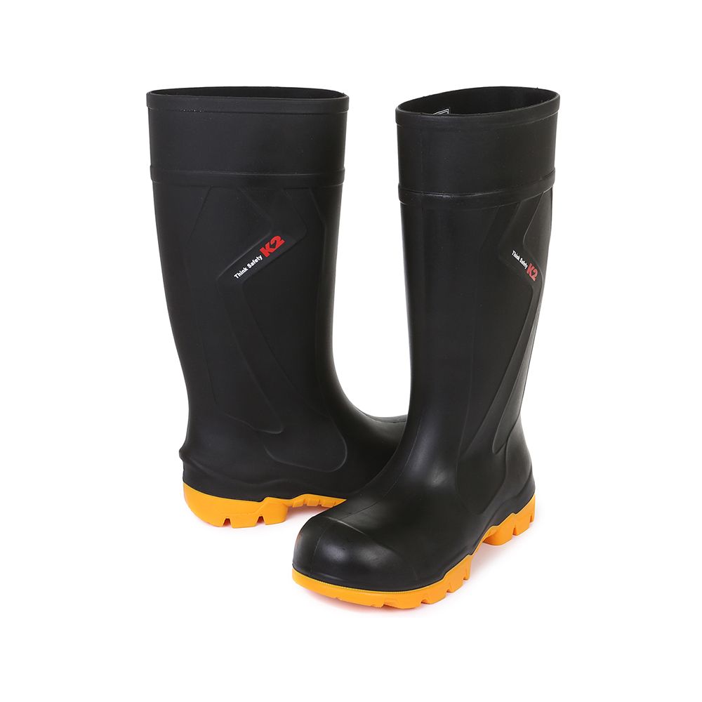 K2 Safety ASB-004 (Black) – Lightweight, Oil-Resistant Safety Boots with Enhanced Durability