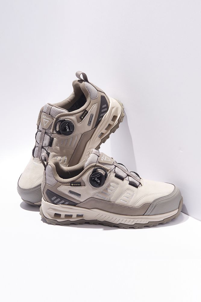 K2 Safety Gore-Tex Delivery Guard (Beige) – Waterproof, Breathable, Lightweight Safety Shoes with BOA® Fit System