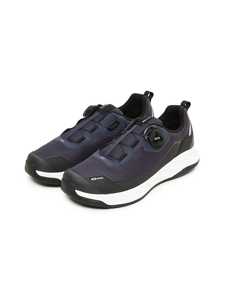 K2 Safety Delivery Work Shoes (Navy) – Driver-Specific BOA® Fit Lightweight Safety Footwear