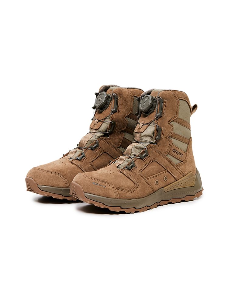 K2 Safety Gore-Tex Tactical Work Shoes (Beige) – BOA® Fit, Waterproof, Anti-Dust Walking Safety Footwear