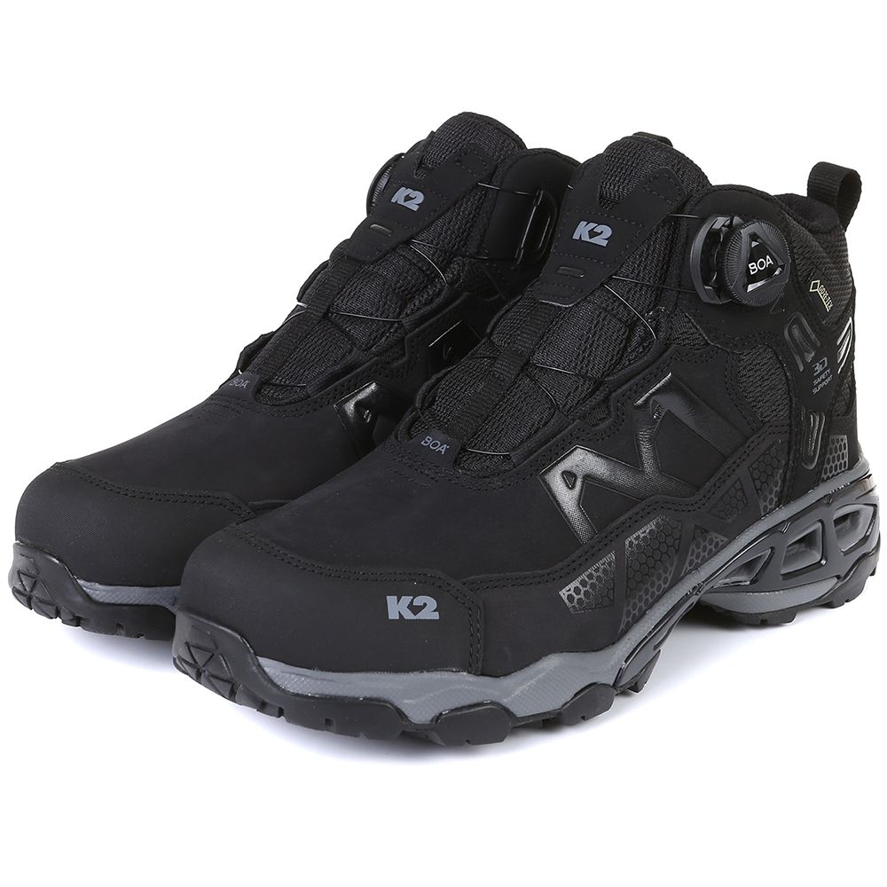 K2 Safety Miracle Gore-Tex (Black) – Waterproof, Breathable Walking Safety Shoes with BOA® Fit System