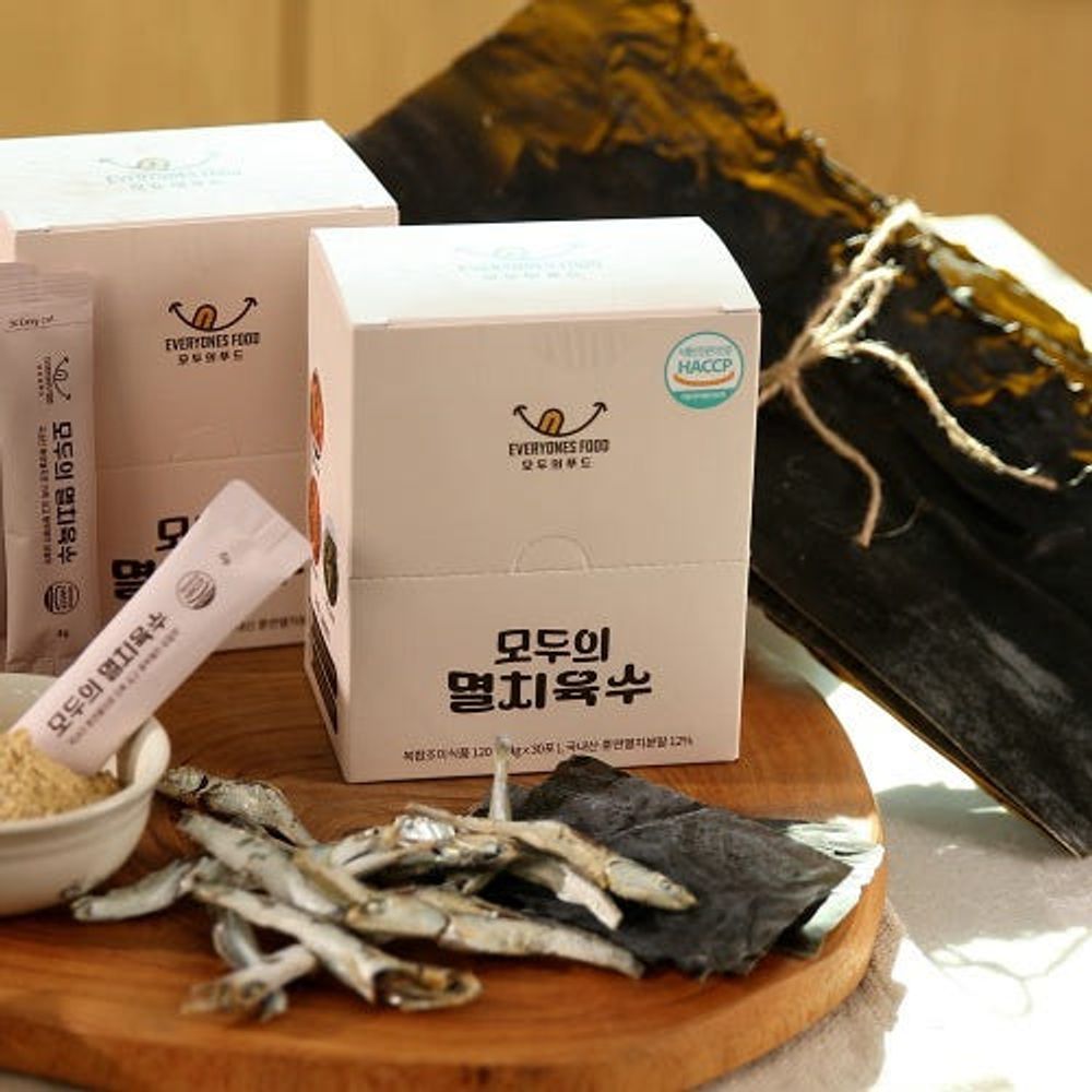 Everyones Food Natural Anchovy Broth Tablet Zero Additives Dextrin Free 15 Ingredients HACCP Certified Korean Soul Food _ Made in Korea