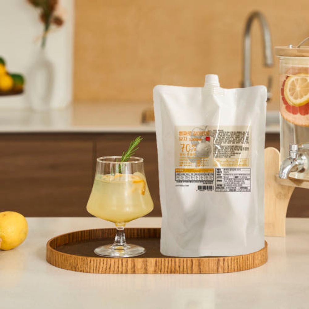 [CheongSum] Whole blended & Pressed YUJA 1200ml-fruit extract juice-Made in Korea