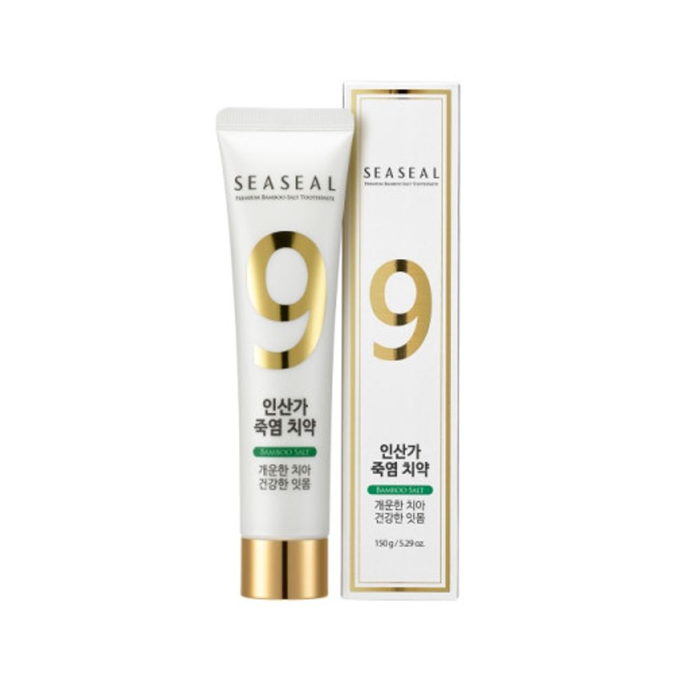 [INSAN BAMB00 SALT] SEASEAL PREMIUM BAMBOO SALT TOOTHPASTE 150g-Made in Korea