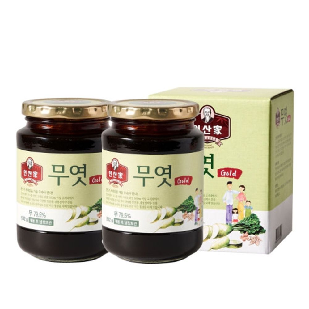 [INSAN BAMB00 SALT] INSAN Family Radish Syrup 582gx2-Made in Korea