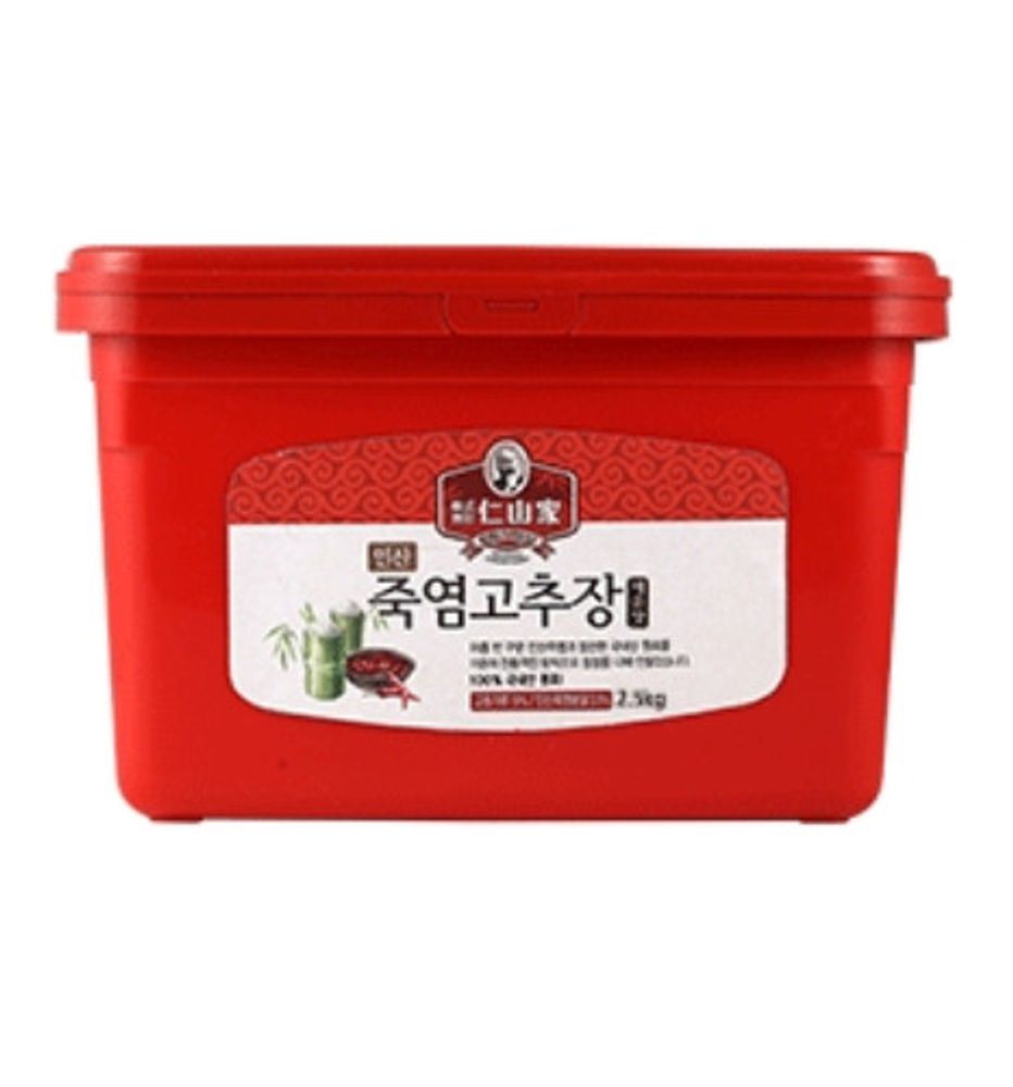 [INSAN BAMB00 SALT] INSAN Family BAMB00 SALT Red Pepper paste 2.5kg(Spicy)-Korean traditional food, Korean Gochujang-Made in Korea