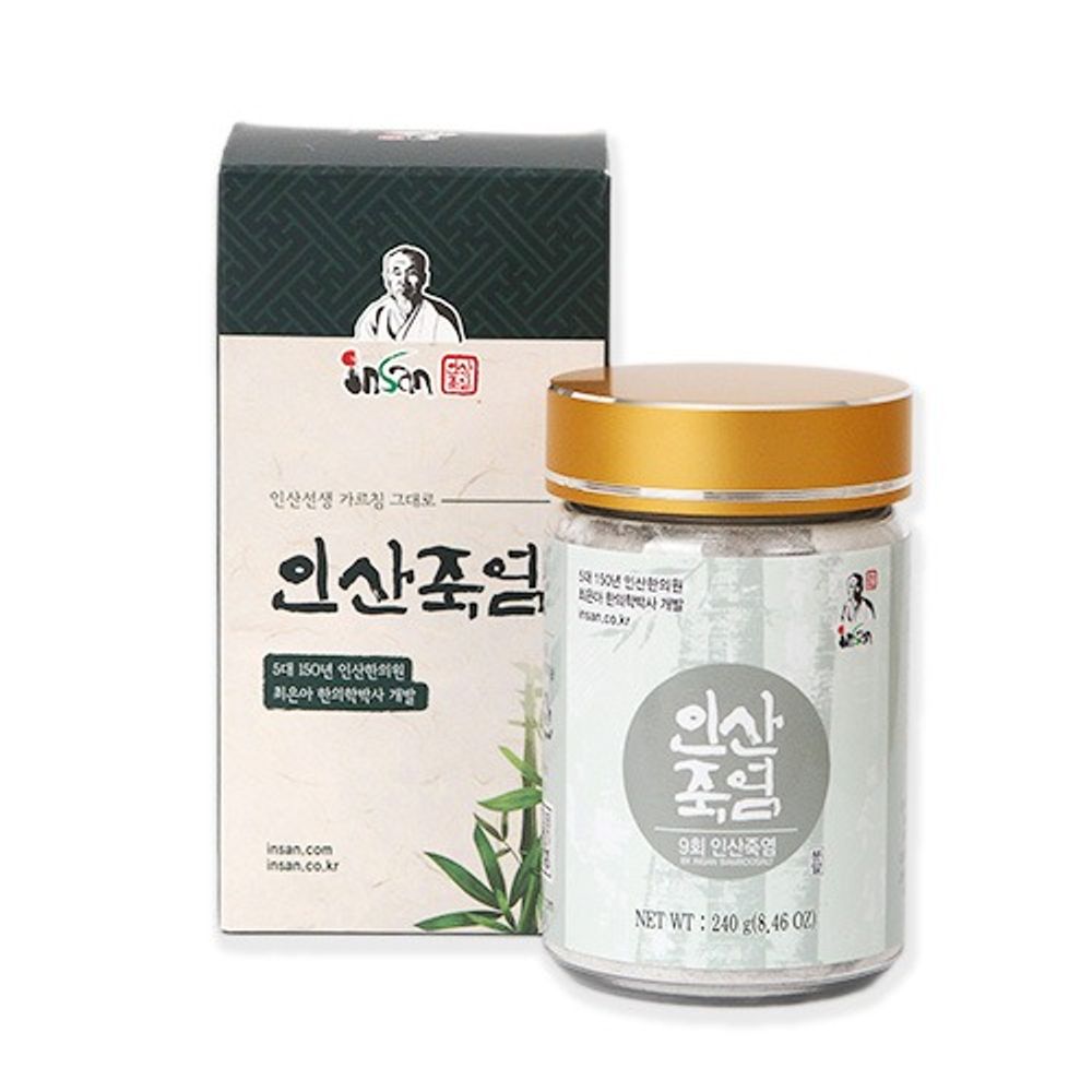 [INSAN BAMBOO SALT] Insan 9 Times Roasted Bamboo Salt (Powder) 240g  _ Made in Korea