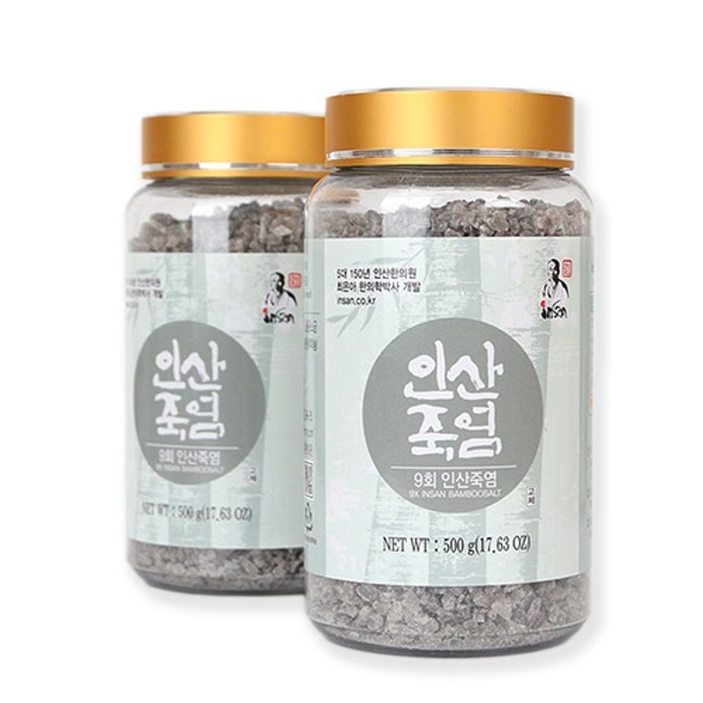 [INSAN BAMBOO SALT] Insan 9 Times Roasted Bamboo Salt (Solid) 1kg-Made in Korea