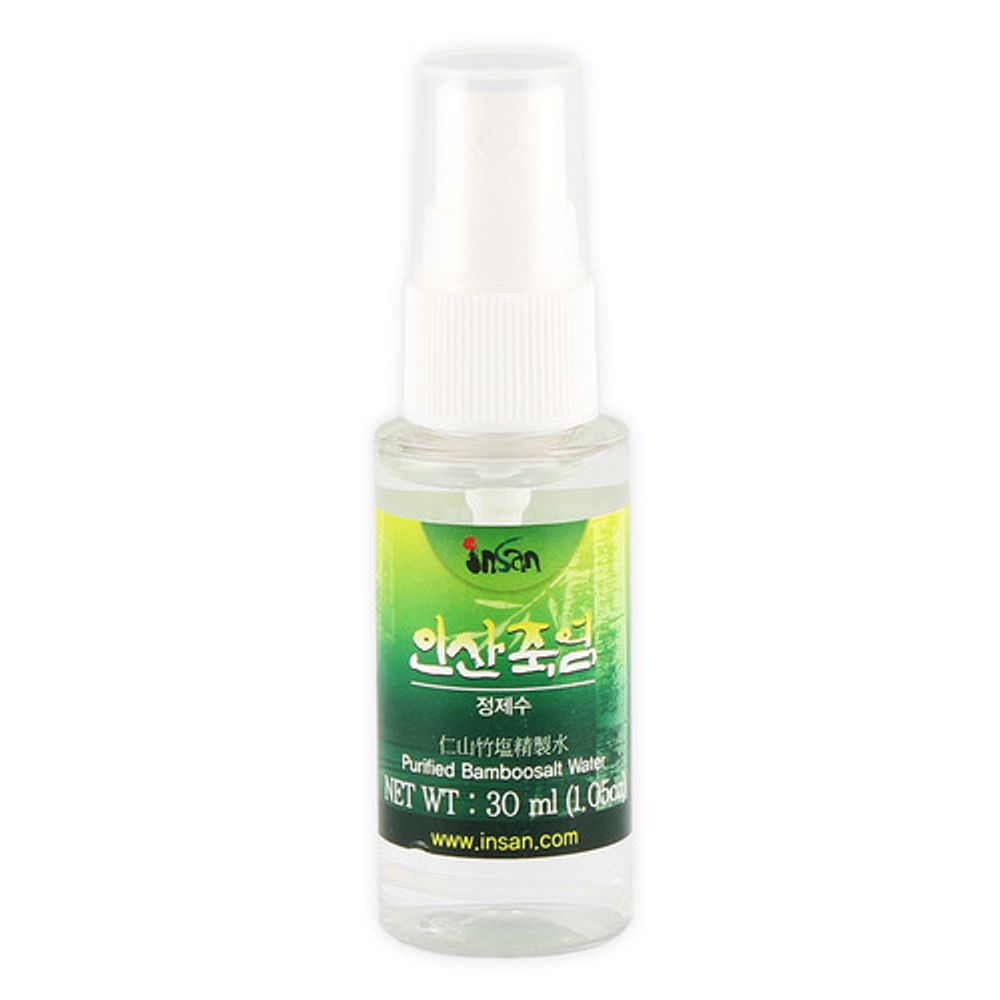 [INSAN BAMBOO SALT] Purified Water Spray 30ml _ Portable Mist Type · Convenient Salt Water Spray _ Made in Korea