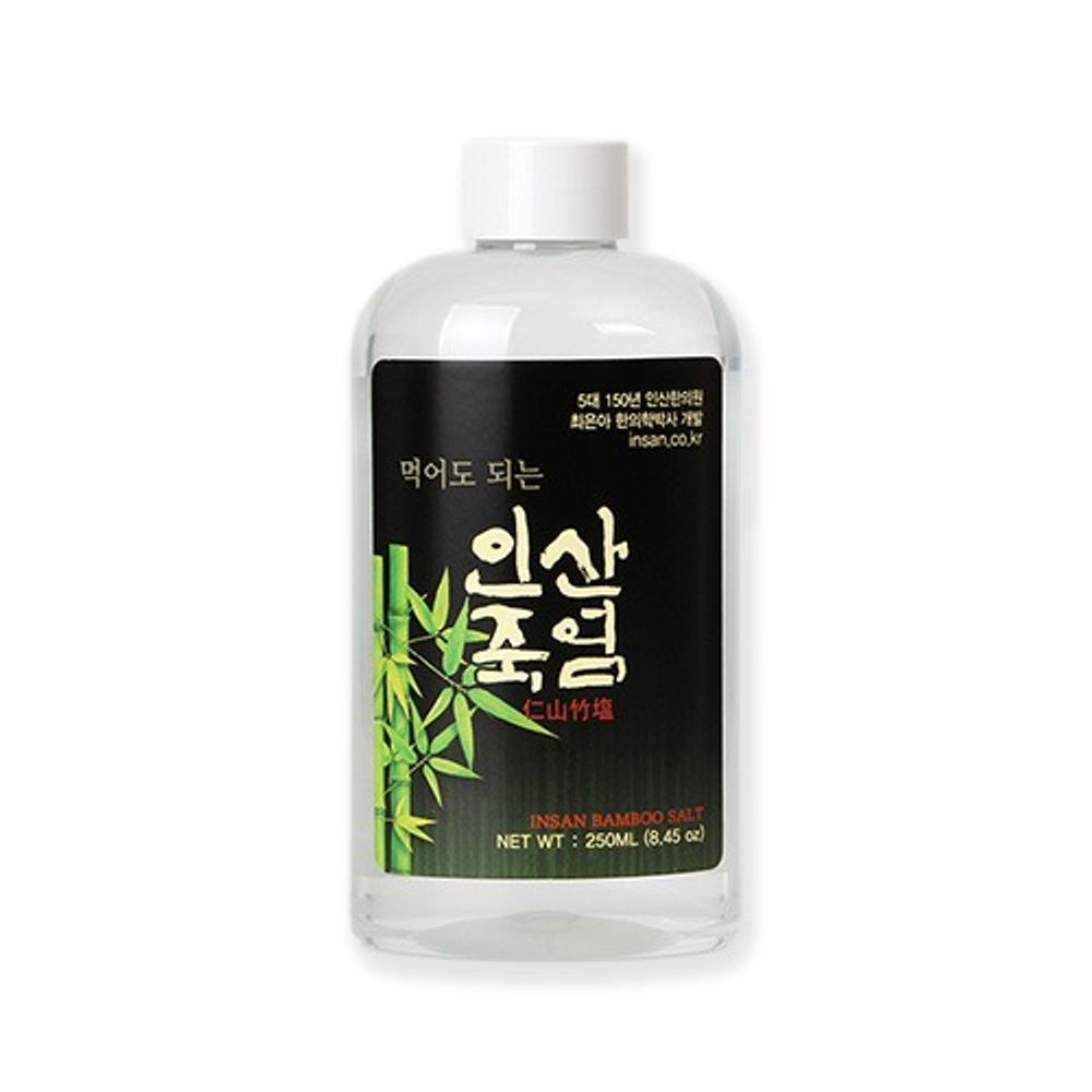[INSAN BAMBOO SALT] Edible Bamboo Salt Water 250ml – For Cooking, Gargling & Kimchi Fermentation _ Made in Korea  