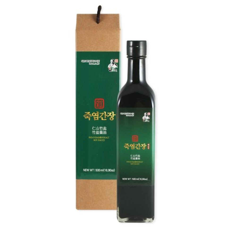 [INSAN BAMBOO SALT] INSAN Family BAMBOO SALT Fermented Bean Naturally Brewed Soy Sauce 500ml-Made in Korea