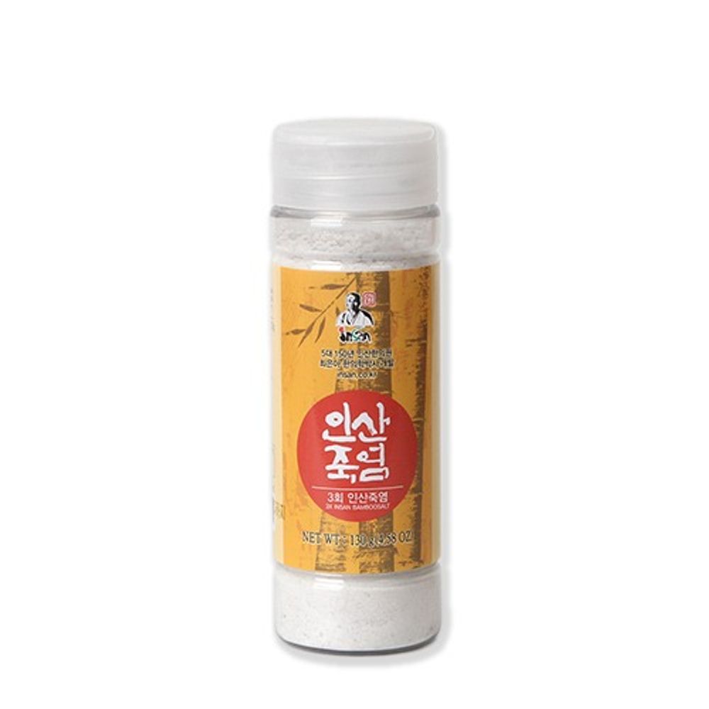 [INSAN BAMBOO SALT] 3-Times Roasted 130g Granules _ Portable Mineral-Rich Salt Made from 3-Year-Aged Sea Salt _ Made in Korea 