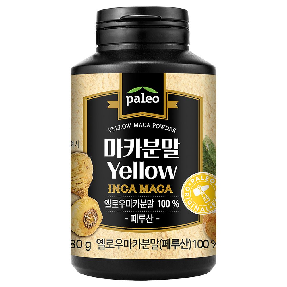 [PALEO] Yellow Maca Powder 180g-Maca Root, 100% Pure Maca from Peru-Made in Korea