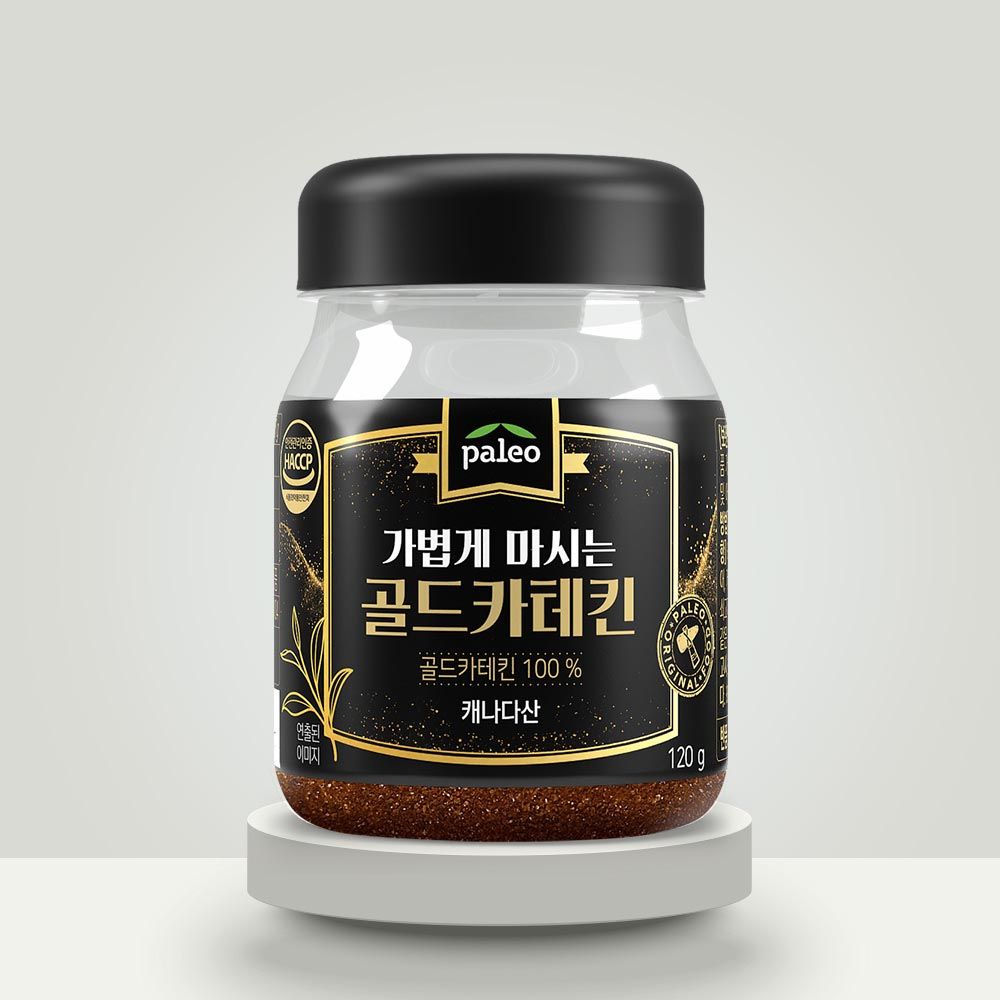 [PALEO] Green Tea Extract Gold Catcehins Powder 150g-Natural Energy, Heart Support with Polyphenols, Gentle Caffeine, Metabolism Support-Made in Korea