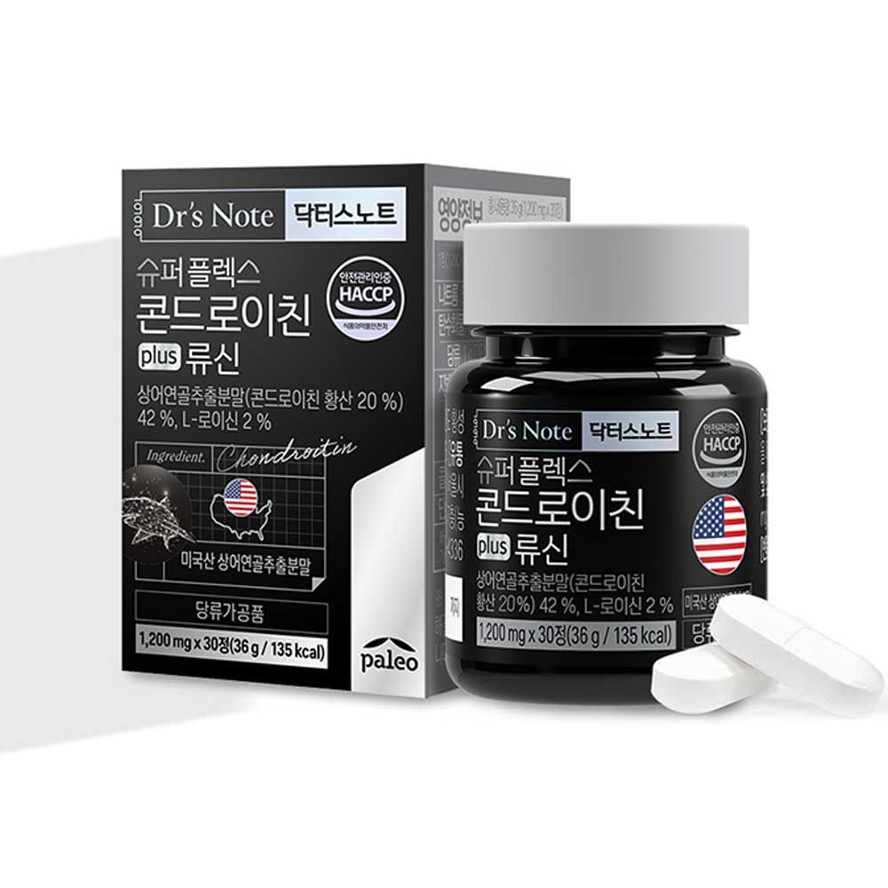 [PALEO] Chondroitin 1,200mg 30Tablet-Joint Support Supplement, Knees, Joint Health-Made in Korea