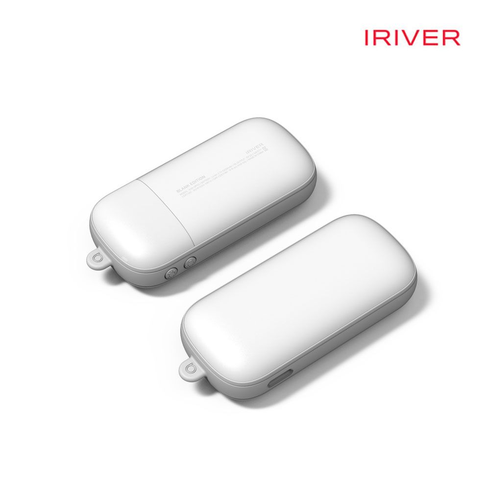 IRIVER Portable LED Hand Warmer & Power Bank IHW-OP52 – 5200mAh Large Capacity, Double Sided Heating, Warm Control, LED Mood Lamp