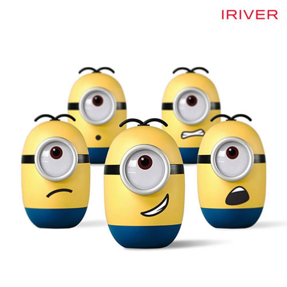 iRiver Minions Wwireless Humidifier IMH101, LED sleeping light, 400ml large capacity portable humidifier, car humidifier, usable up to 10 hours, water level detection sensor