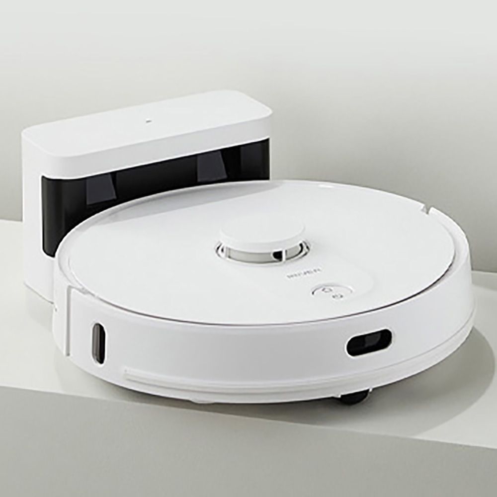 iRiver Robot Cacuum Cleaner INR-100, automatic mop cleaning and charging, UV LED sterilization, automatic  BLDC motor, HEPA filter, LG 6,400mAh battery, IoT smart app