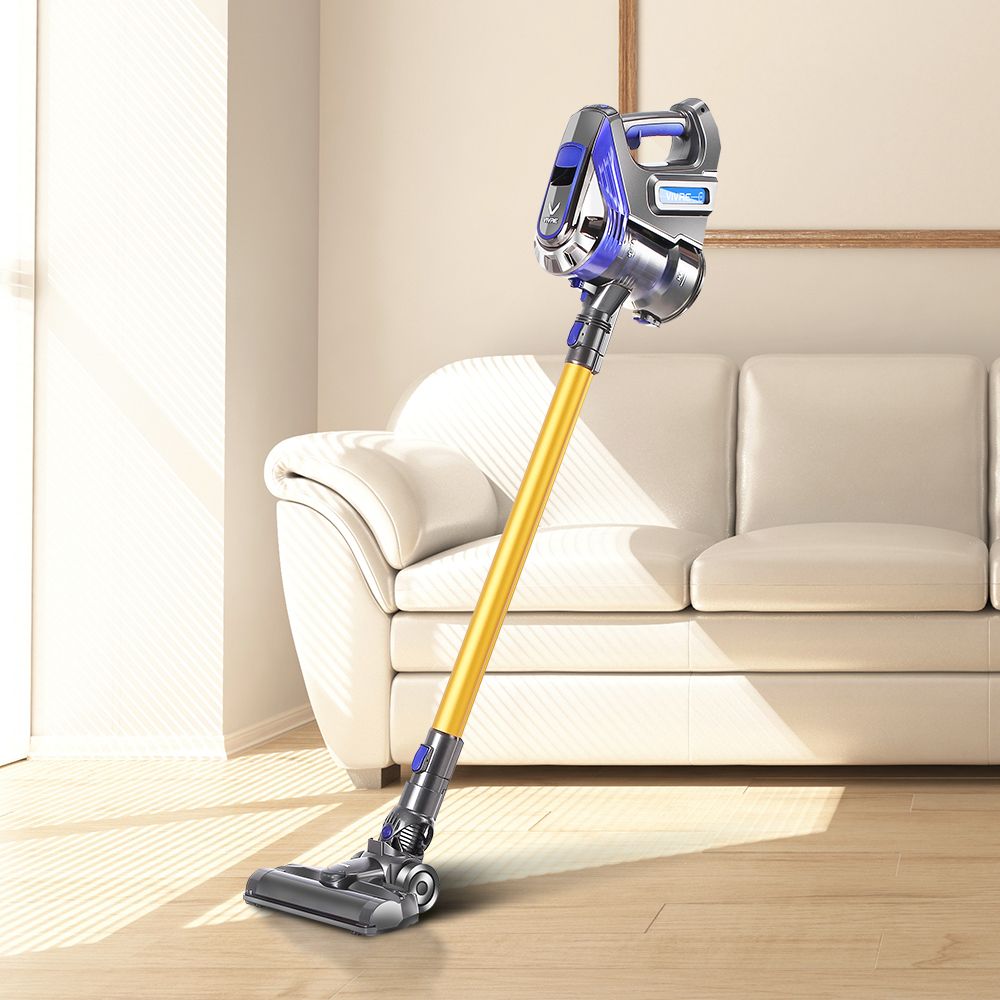 VIVIRE Chison Cordless Vacuum Cleaner Storm Power VE12, Ultra-strong suction, 2.3kg ultra-light, low noise, water-repellent HEPA filter, 5 types of brushes, soft brush to prevent dust tangling