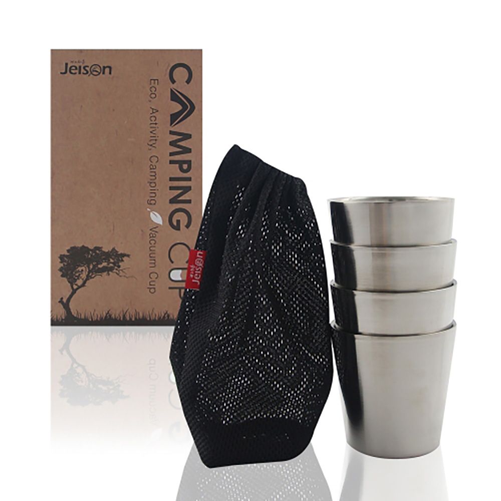 [Jeison] Camping Cup 4P Set CWC5 - Perfect for Your Outdoor Adventures Made in Korea