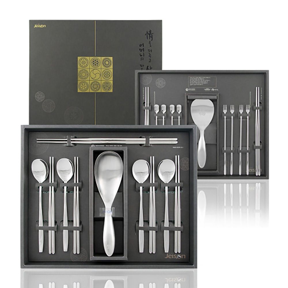 [JEISON] 4-Person Premium Cutlery Vacuum Chopsticks Comprehensive Home Set RBL10-11 Made in korea