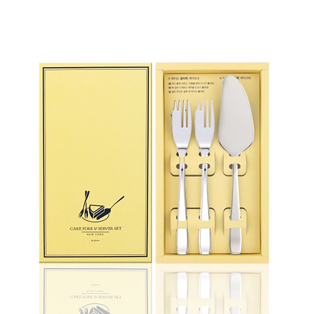 [Jeison] CFS3  Cut & Cook fork 2-Piece Set & Cut & Cook Cake Server Set  Made in Korea