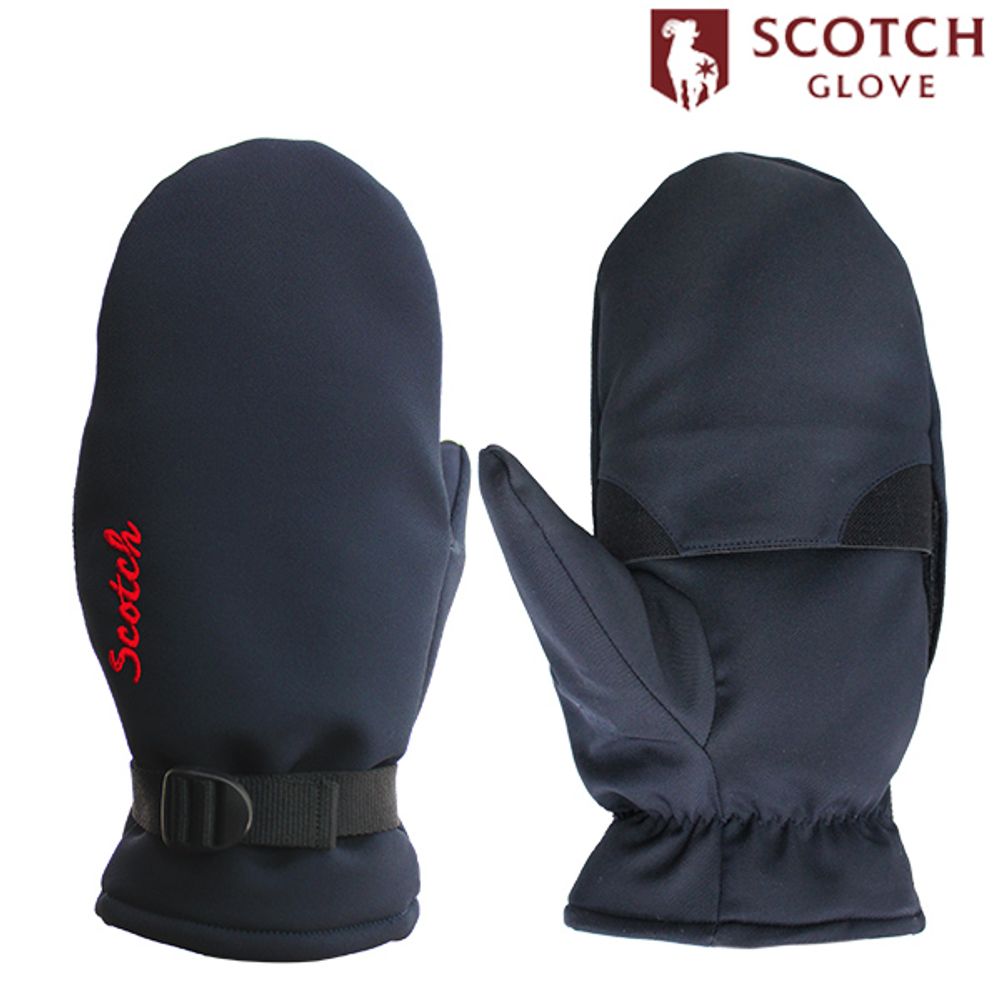 [BY_Glove] GMG35002_KPGA official_Scotch Winter Golf Mittens, Functional Padding and Hot Pack Pockets, Warm Mittens with Wrist Belts, Free Size