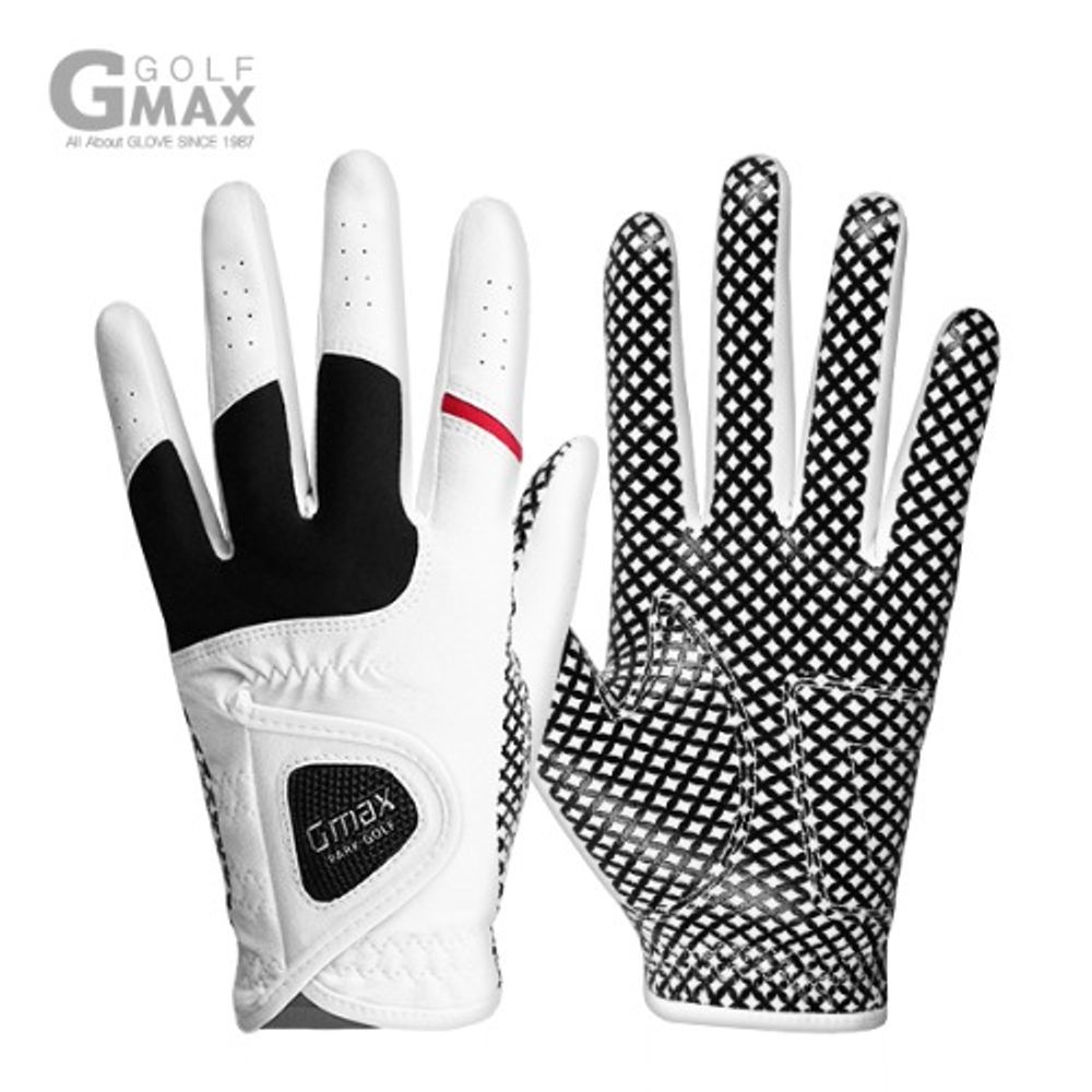 [BY_Glove] GMAX PARK GOLF GLOVE FOR MEN, BOTH HANDS _ PKG18003_ Synthetic Leather Gloves, Lycra, Silicone coating, Non-Slip