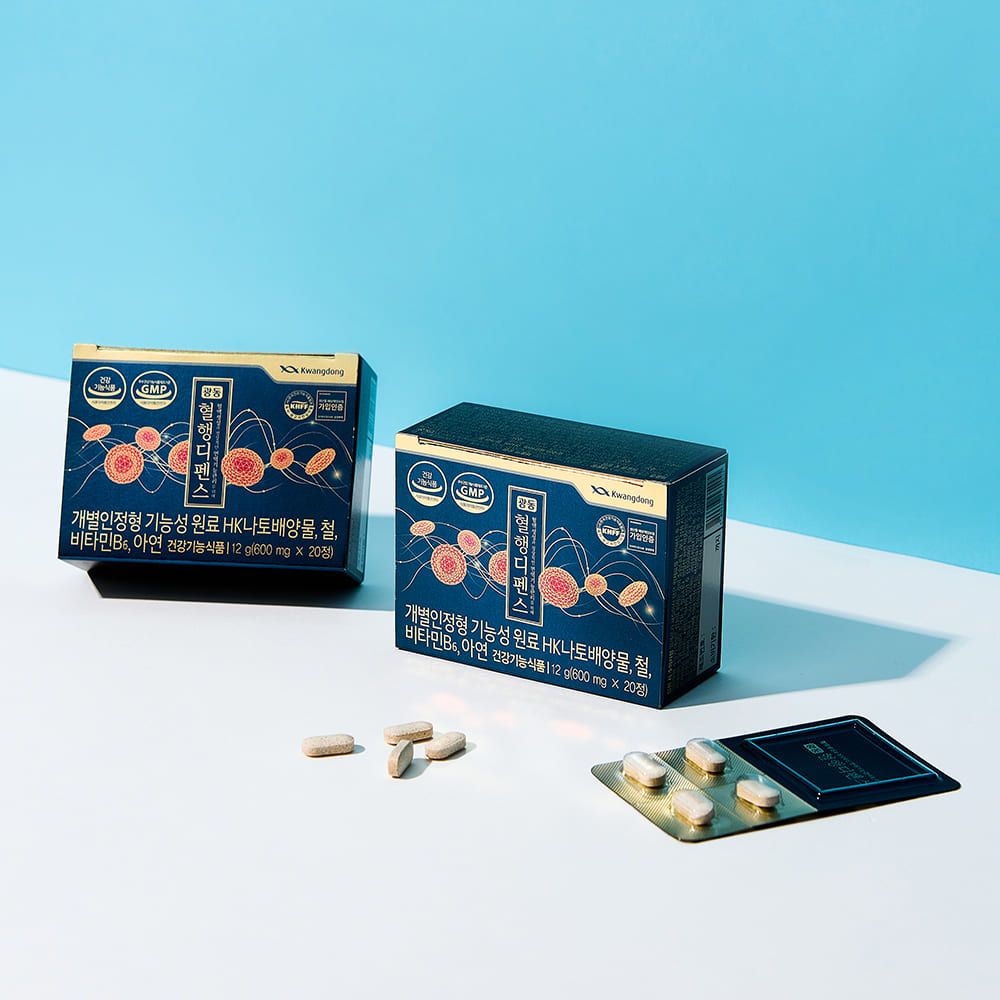 [Kwangdong] Premium Blood Flow Defense HK Natto Culture Extract Nattokinase Circulation Care 240 Tablets 4 Month Supply _ Made in Korea