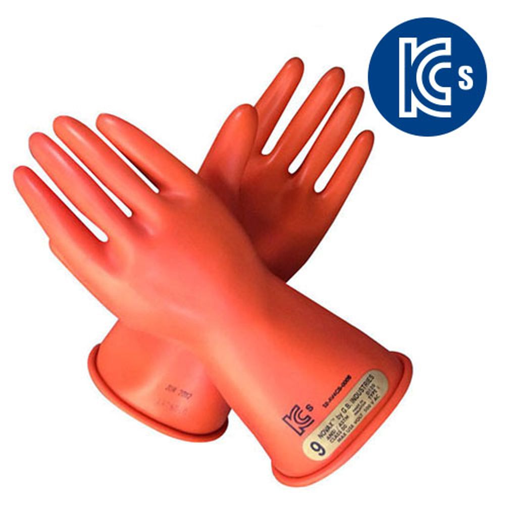 NOVEX Insulated Gloves 500V Class 00, KCs certified (12-AV4CS-0001), CE194, EN60903, ASTM D120, Natural Rubber Gloves