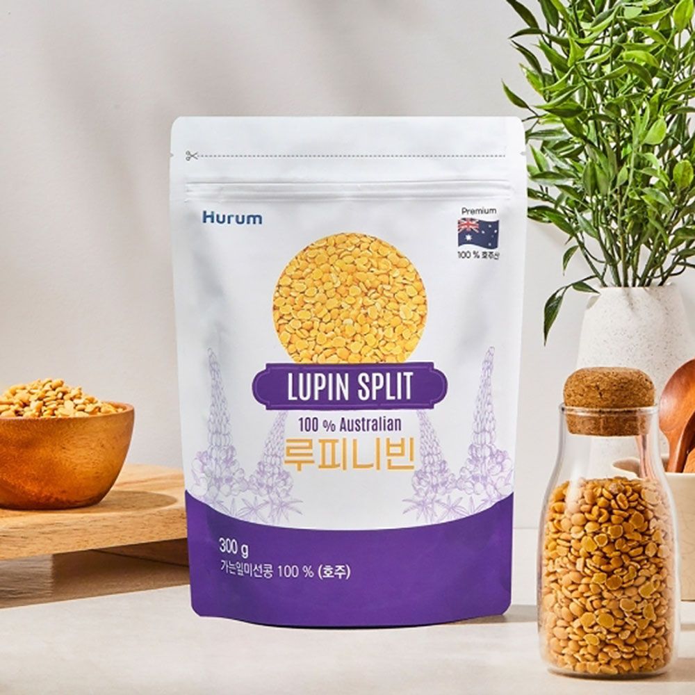 [HURUM] Western Australian Lupini Beans 300g Premium Pure Superfood High Protein Inulin Low GI Vegan Diet _ Made in Korea