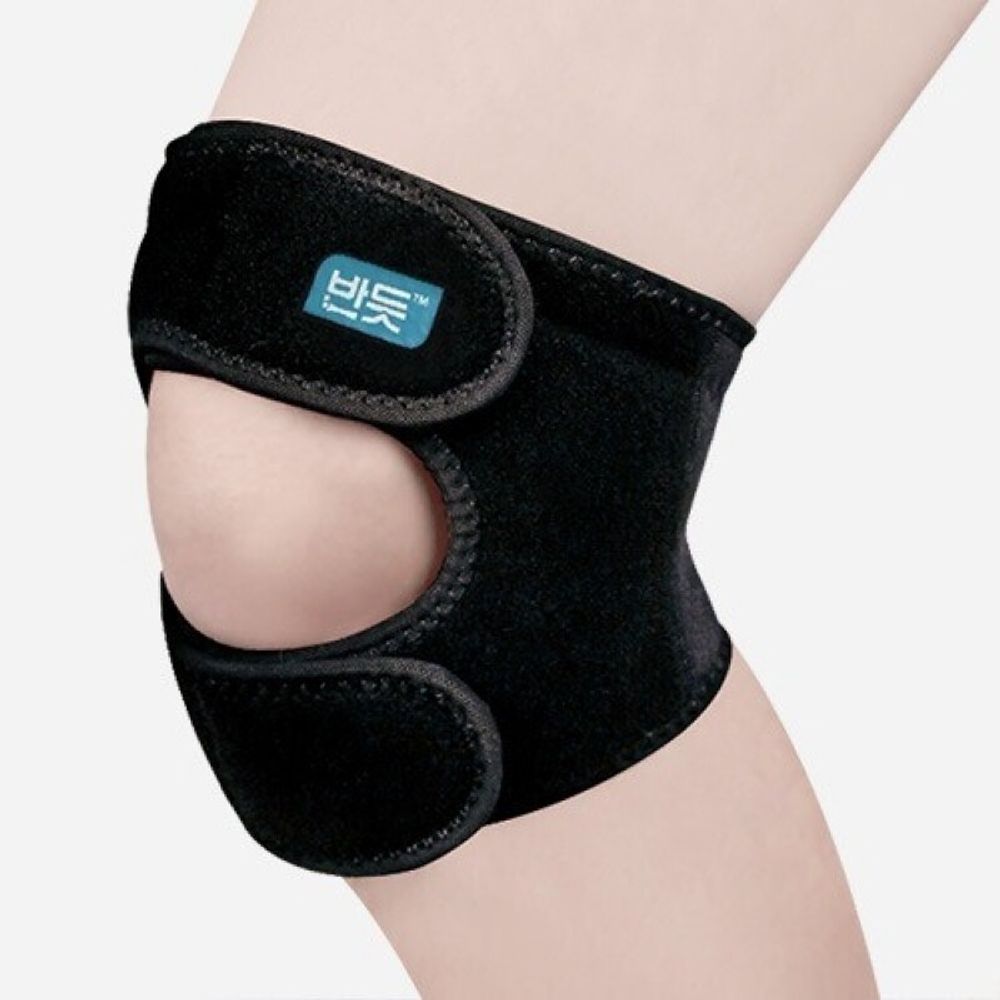 BANDT Knee Supporter BCK001, 1 piece, Excellent fixing power, full open  Velcro type pressure adjustment, Detachable inner cushion, Excellent breathability, Anti-slip silica gel