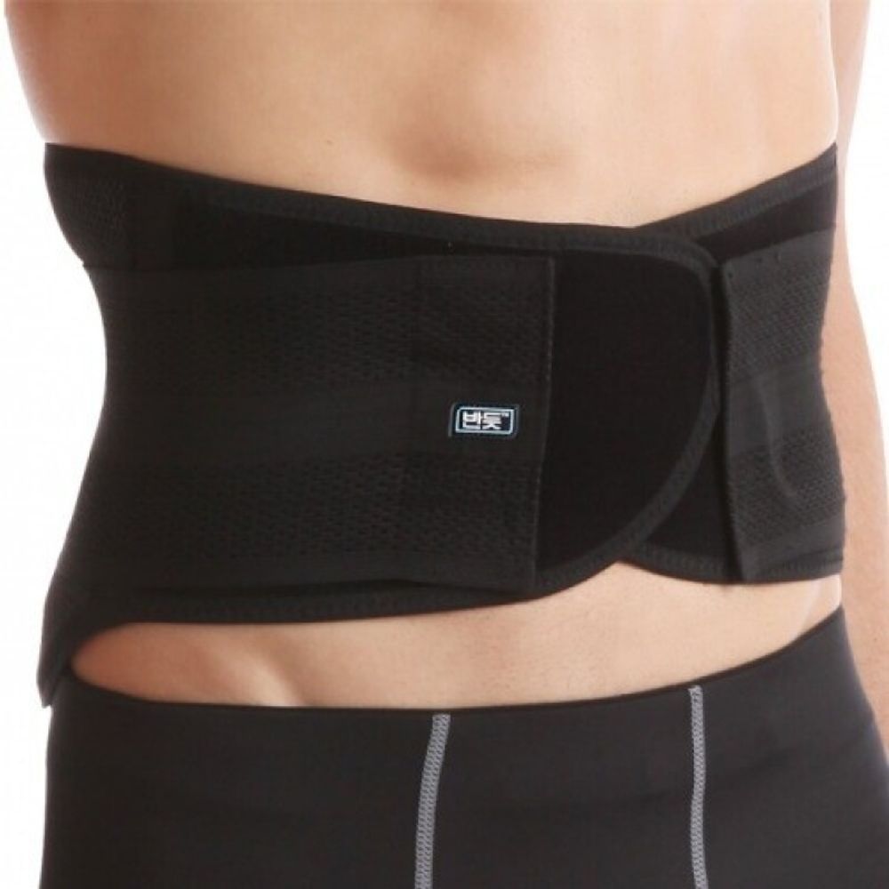 BANDT Waist Supporter BCW002, Double Velcro, Excellent Elasticity, Full open type velcro pressure control, Functional Mesh material, Excellent Breathability