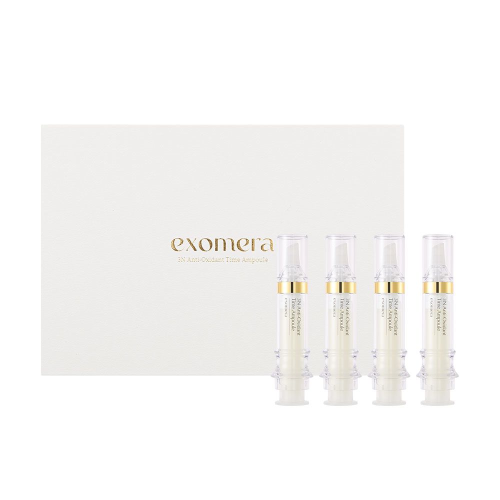 [Exomera] 3N Anti-Oxidant Time Ampoule 6ml*4ea -3 Box_ Proven Anti-Aging, Wrinkle Reduction, Melanin Reduction, Facial Lifting Effects, Made in Korea