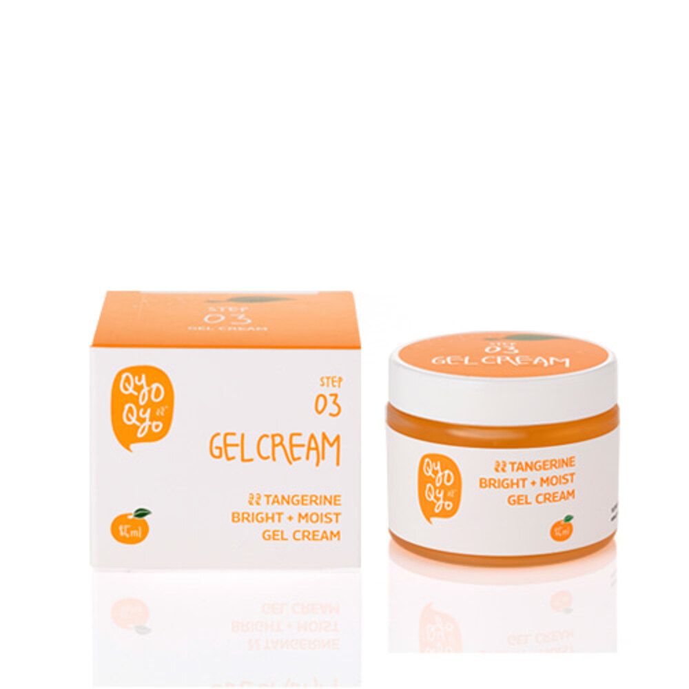 [QyoQyo]  Tangerine Bright+Moist Gel Cream | Jeju Citrus Gel for Intense Hydration and Glow Made in Korea