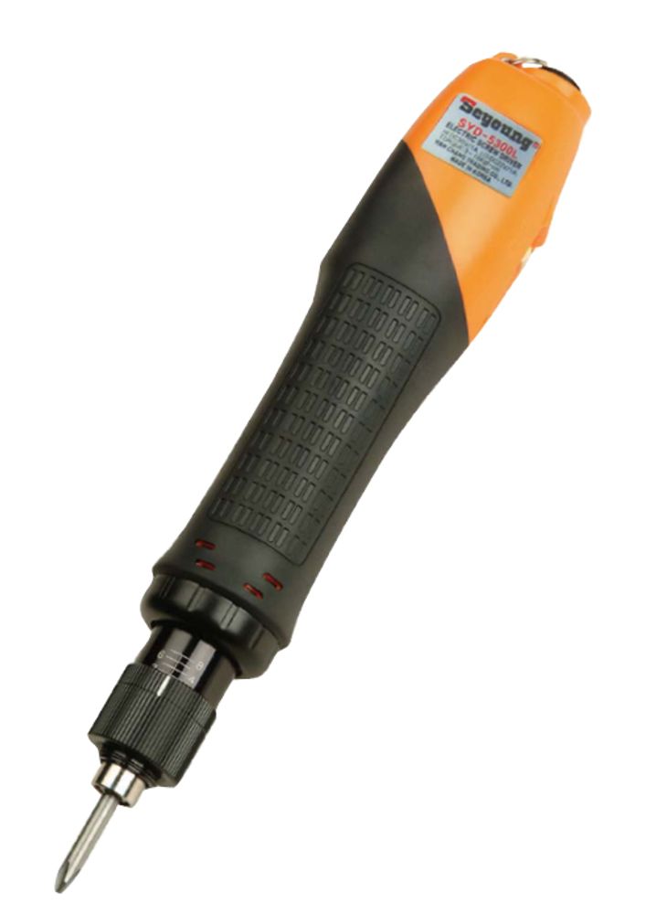 SEYOUNG SYD-5300PF Push Type Electric Screwdriver, DC Powered, Medium Torque 3-16kgf.cm, DC 32V, High Speed