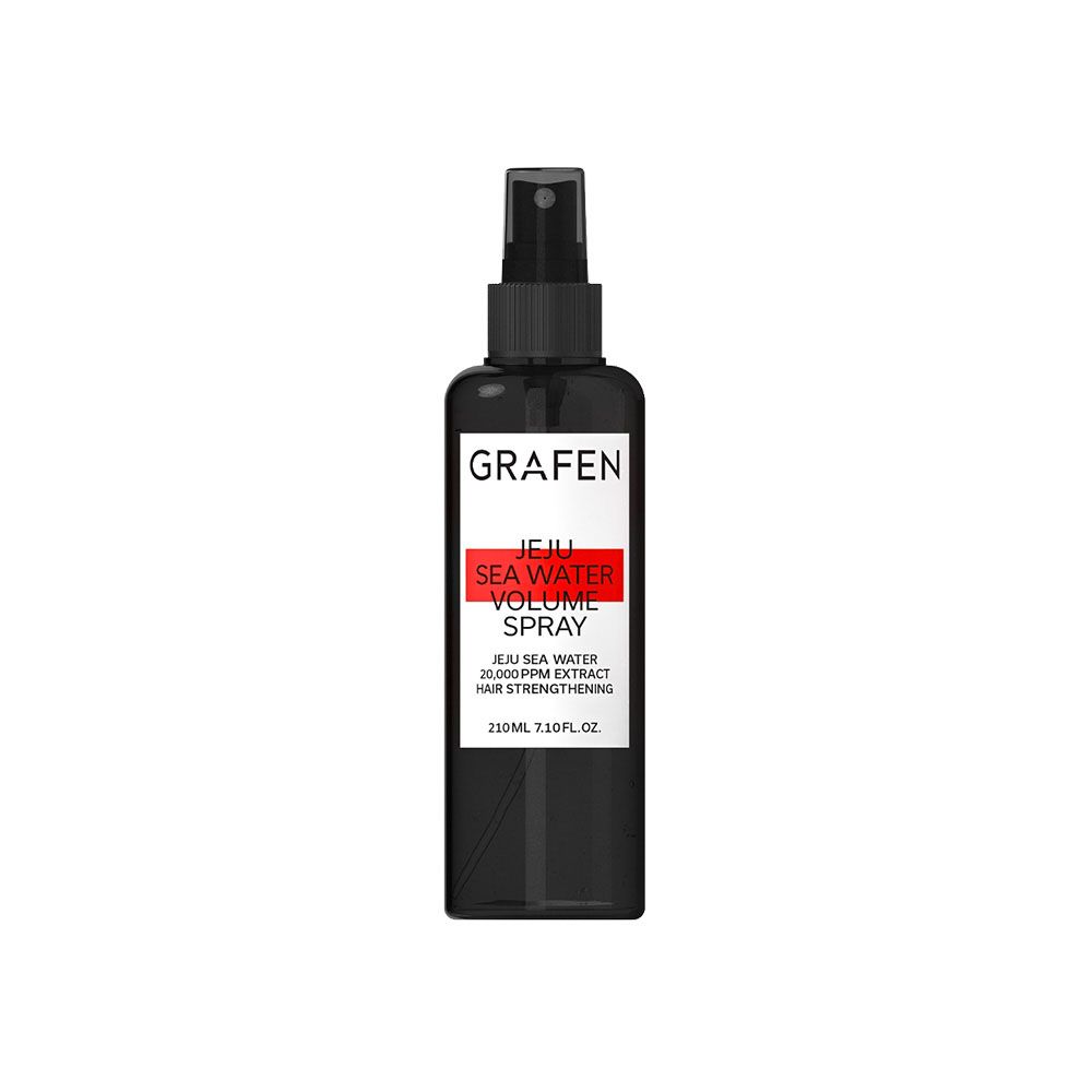GRAFEN Jeju Sea Water Volume Spray 210ml Natural Hold Non Hardening Hair Styling For Men _ made in Korea