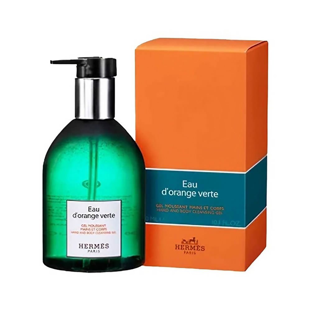 [HERMES] Eau d'Orange Verte Hand and Body Cleansing Gel 300ml (Includes Shopping Bag) Made in France