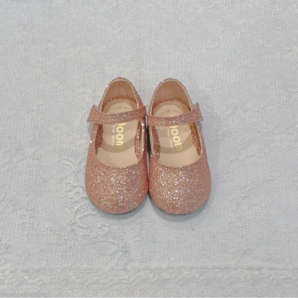 [BOOM] Aurora Baby Shoes Rose Gold _ Toddler Little Girls Junior Fashion Shoes Comfortable Shoes
