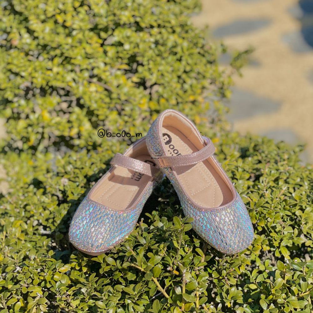 [BOOM] Rainwater Cubic Shoes Ver.3 Rose Gold _ Toddler Little Girls Junior Fashion Shoes Comfortable Shoes