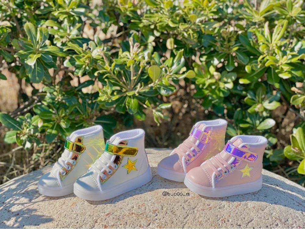 Led high online top sneakers
