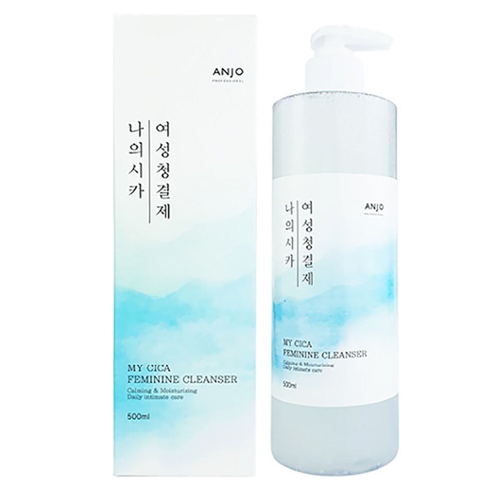 [ANJO] Feminine Cleanser with 4,850mg Centella Asiatica – Soothes Sensitive Skin & Provides Moisture Relief - Made in Korea