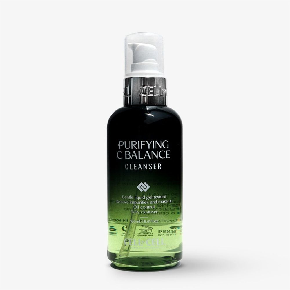 [Cellbycell ]Purifying C-Balance Cleanser - A low-irritation, pH-balanced cleanser for troubled skin, effectively reducing inflammation and controlling sebum! Made in Korea.