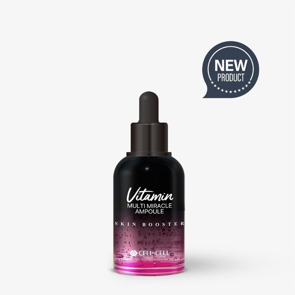 [CELLBYCELL]  Vitamin Multi Miracle Ampoule - Achieve Even Skin Tone with This Whitening Ampoule!Made in Korea