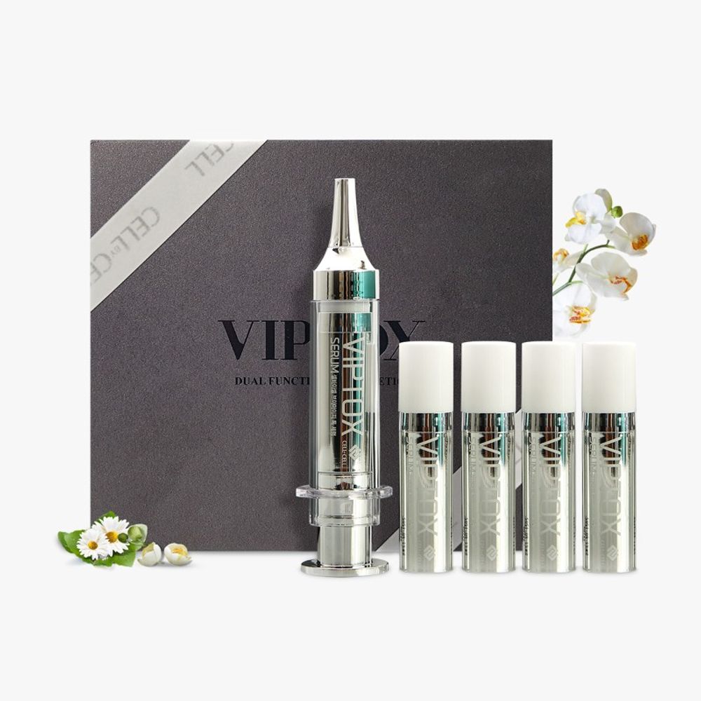 [CELLBYCELL]  VIP TOX Serum - 5 Complex Peptides (6g*5EA), Anti-Aging Serum, Skin Elasticity, Wrinkle Improvement, Whitening Effect, Made in Korea
