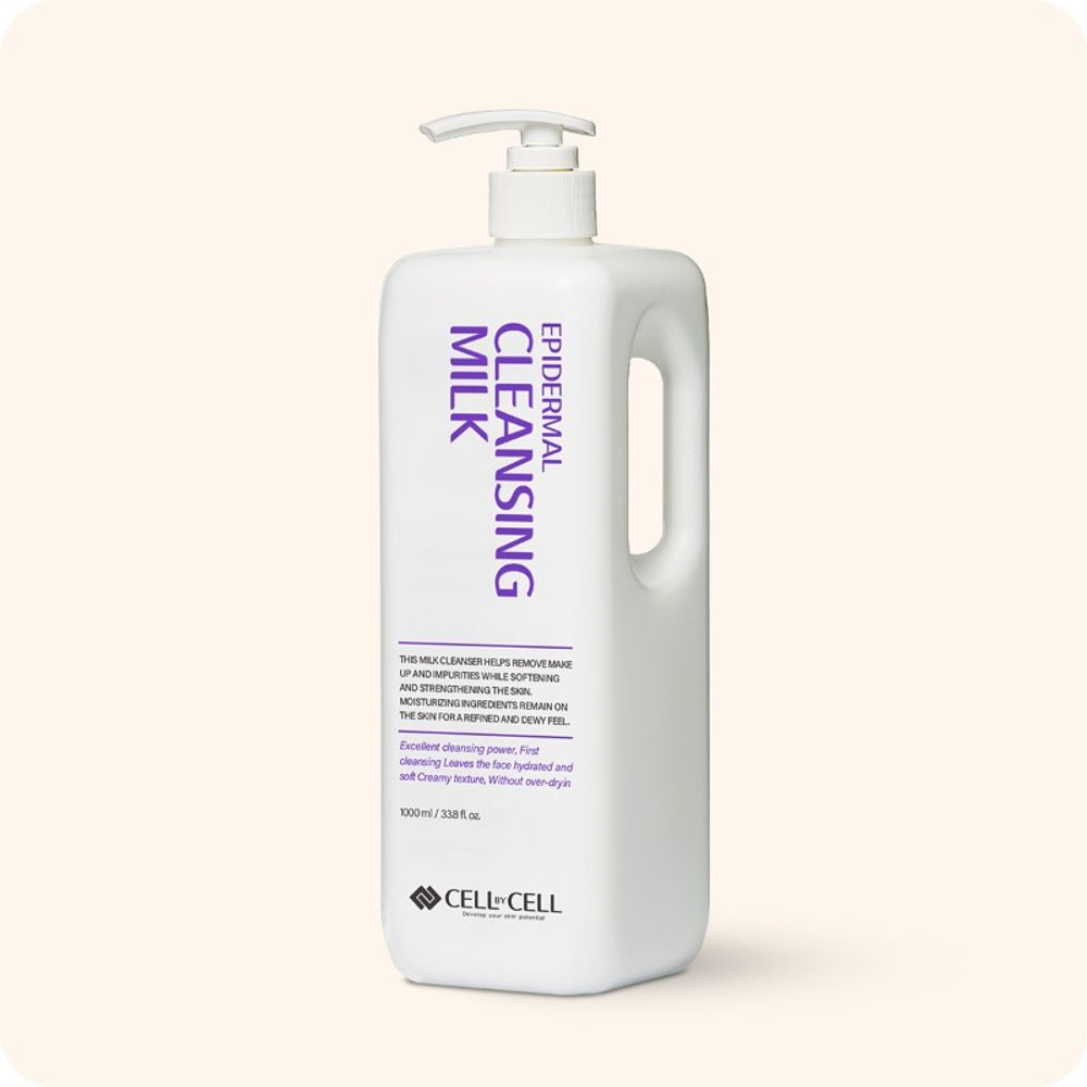 [CELLBYCELL] Epidermal Cleansing Milk 1000ml  Made in Korea - Gentle Cleansing Milk for Sensitive Skin