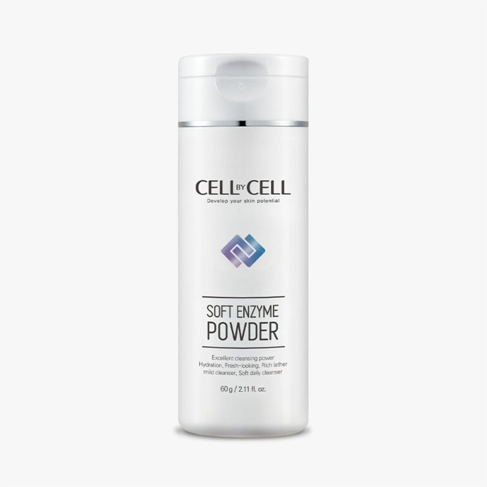 [CELLBYCELL] Soft Enzyme Powder 60g | Papaya Enzyme for Superior Exfoliation and Cleansing Power   Made in Korea