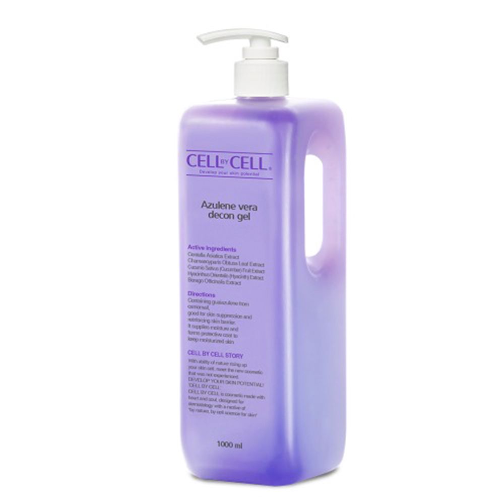 [CELLBYCELL] Azulene Vera Decongel 1000ml Soothing Gel for Sensitive Skin, Skin Barrier Repair Gel, High-Moisture Calming Gel, Made in Korea