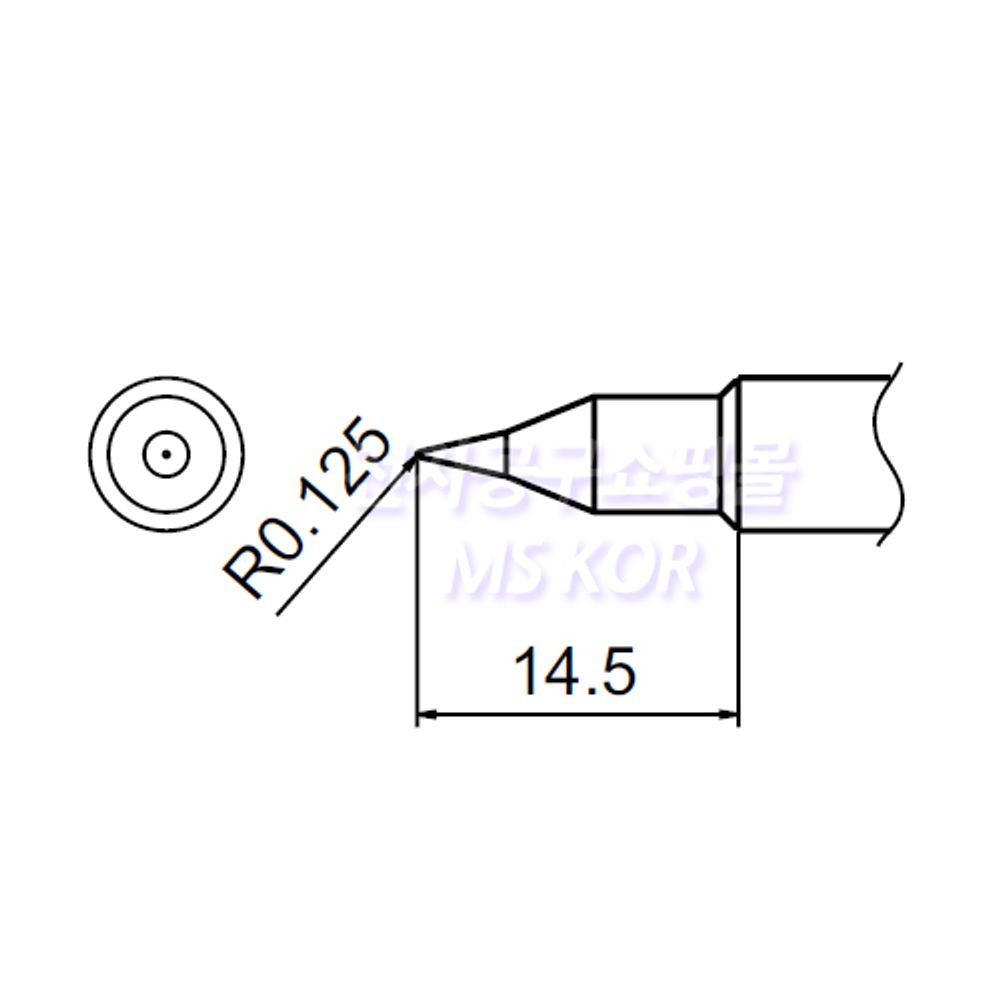 HAKKO Soldering Tip For FX-888D T18-SERIES, T18-S4