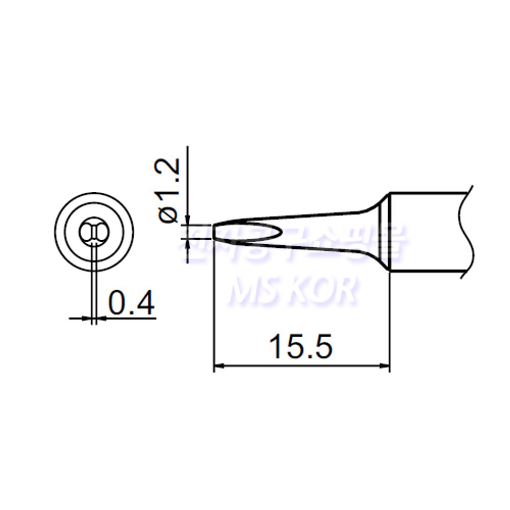 HAKKO Soldering Tip For FX-888D T18-SERIES, T18-S9